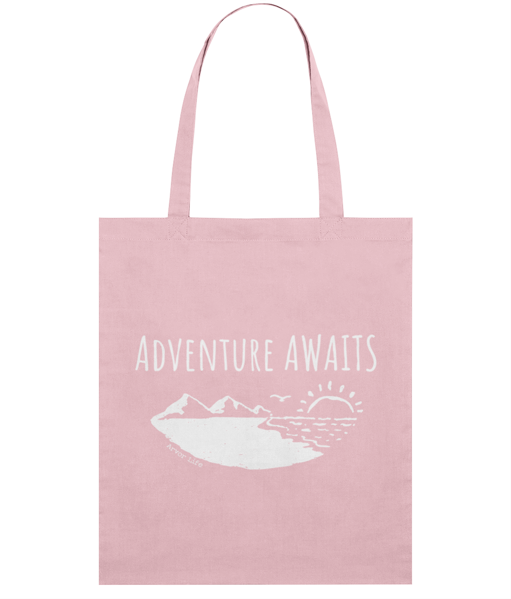 Adventure Awaits Organic Cotton Tote Bag