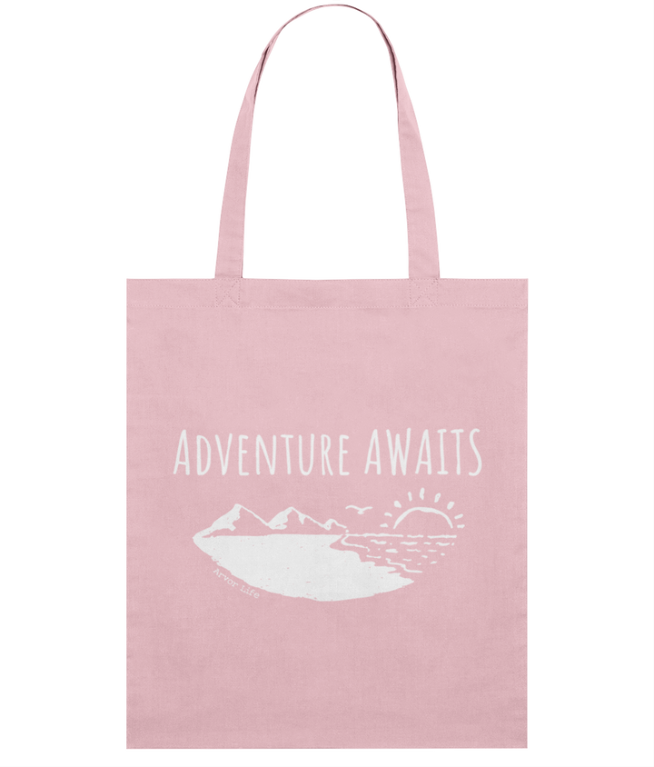 Adventure Awaits Organic Cotton Tote Bag