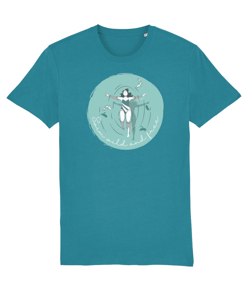 Swim Wild and Free Organic Cotton T-shirt