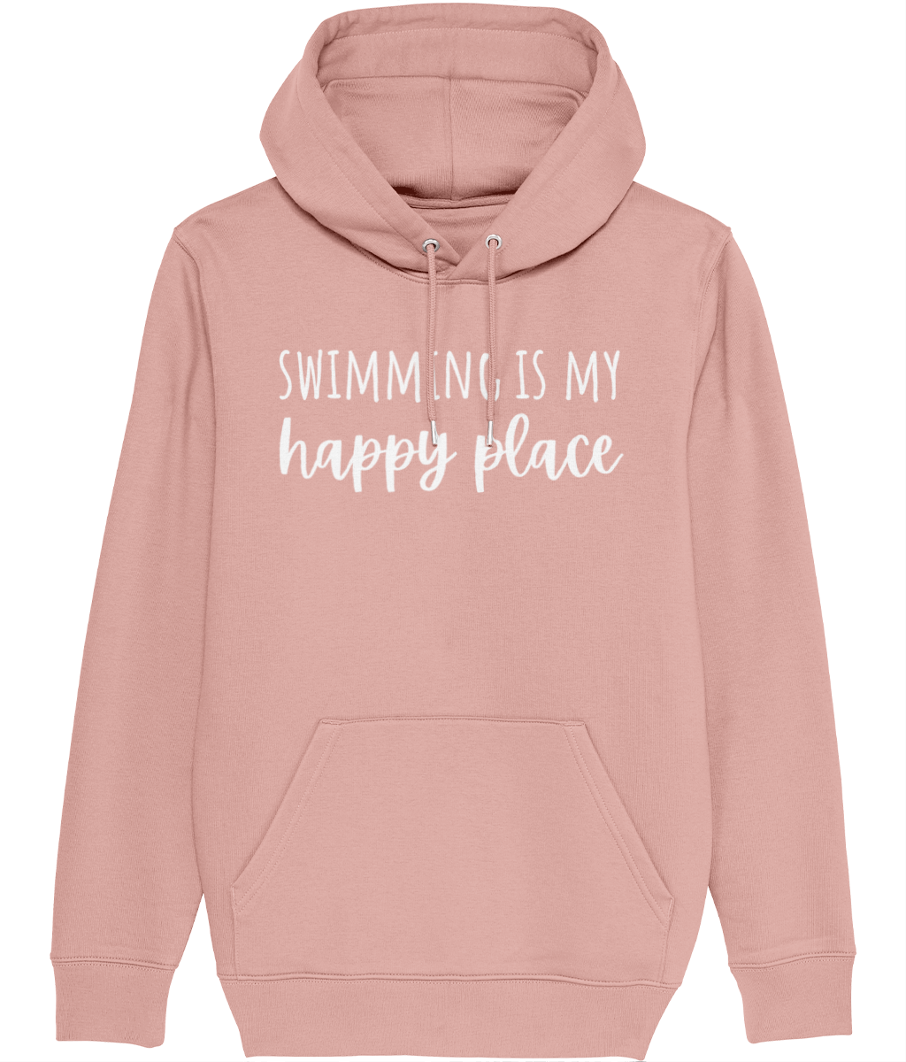 Swimming Is My Happy Place Organic Cotton Hoodie | Arvor Life