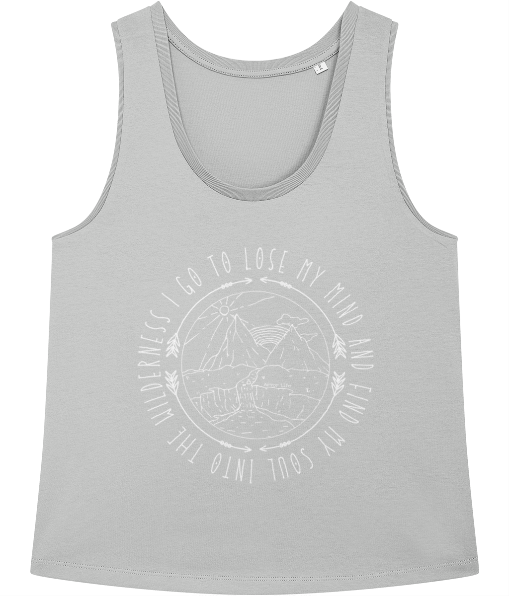 Into The Wilderness Unisex Organic Cotton Vest Top