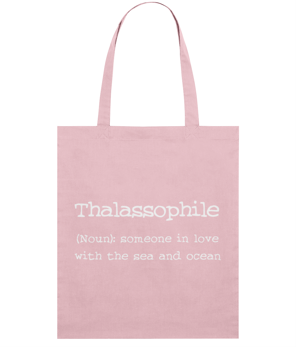 Thalassophile Quote Organic Cotton Tote Bag