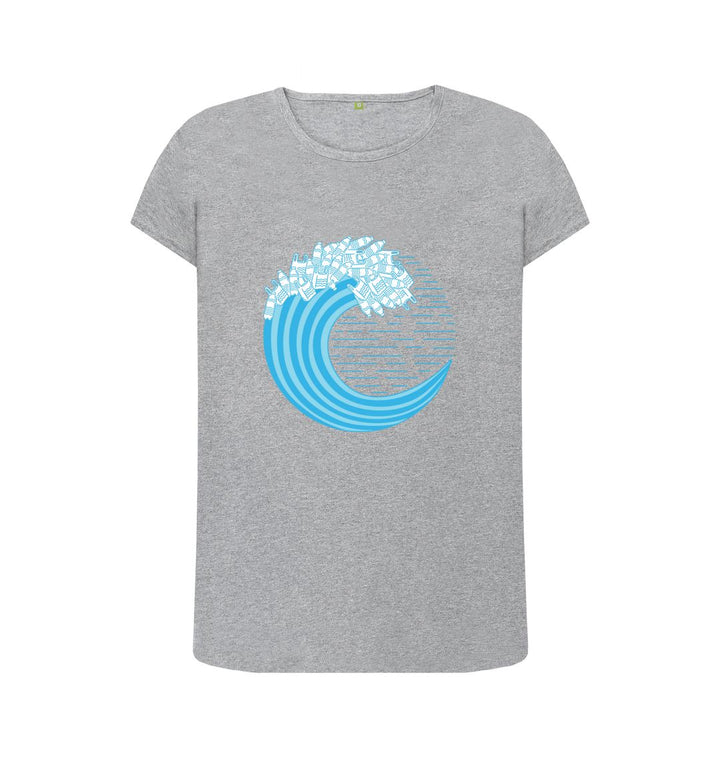 Athletic Grey 'COASTAL WARRIOR' Ladies Tee