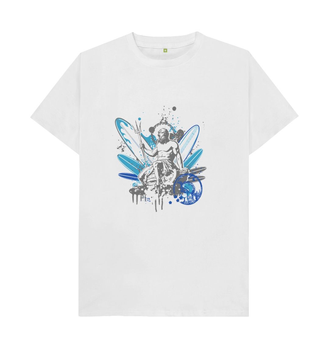 White 'TRITON' Mens Tee