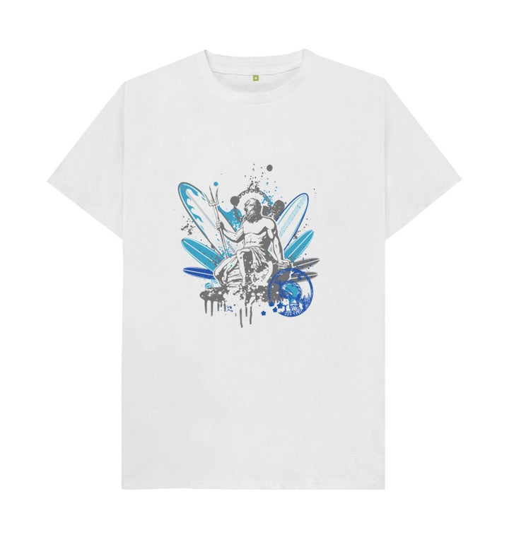 White 'TRITON' Mens Tee