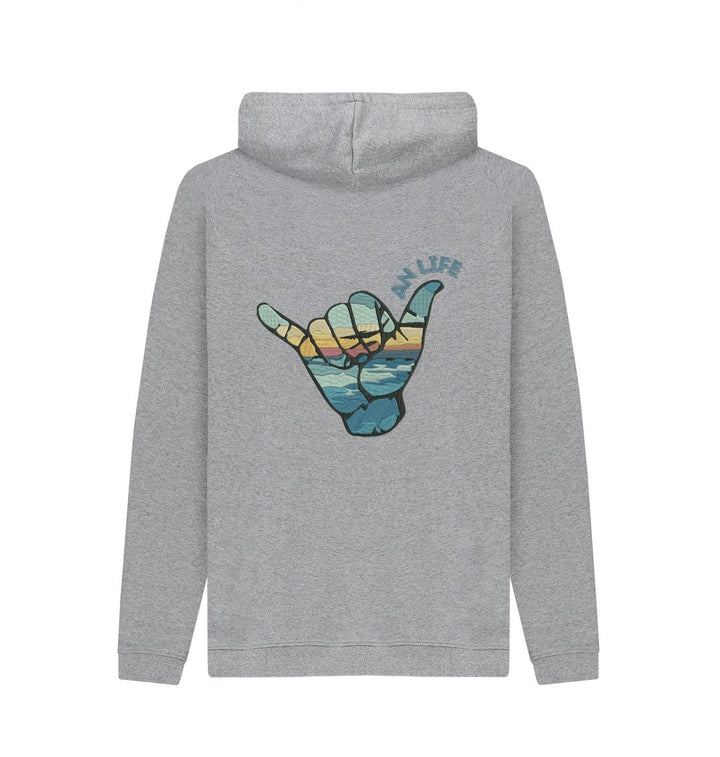 Light Heather 'VAN LIFE' Mens Hoodie