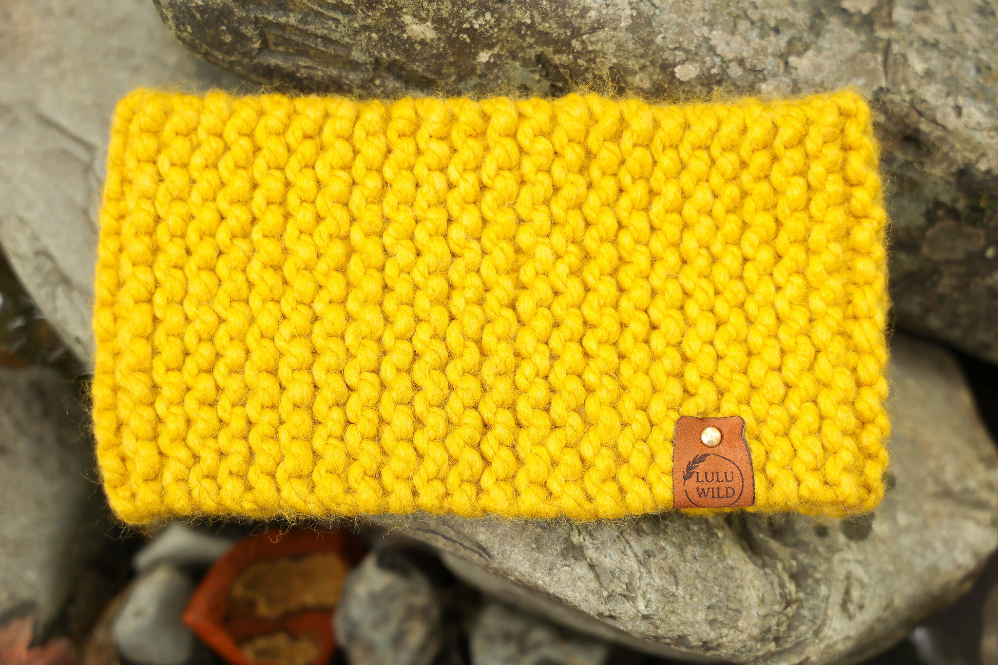 Hand-knitted Headband - Autumn