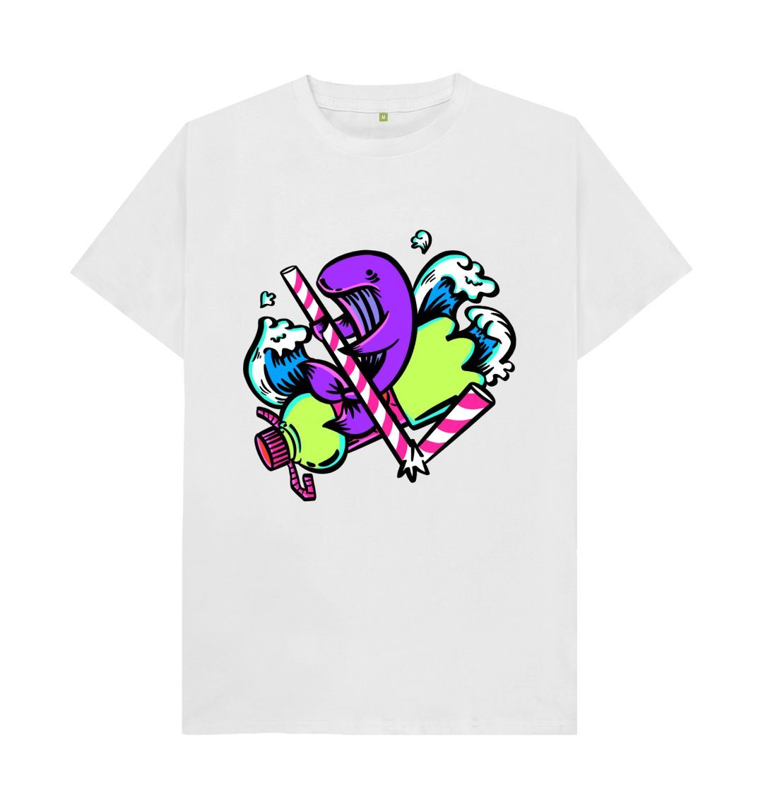 White 'COASTAL WARRIOR' Mens Tee