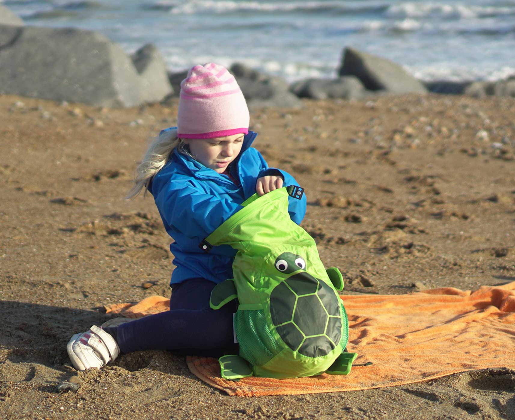 OverBoard Kids Turtle Waterproof Backpack - 11 Litres | OB1215G