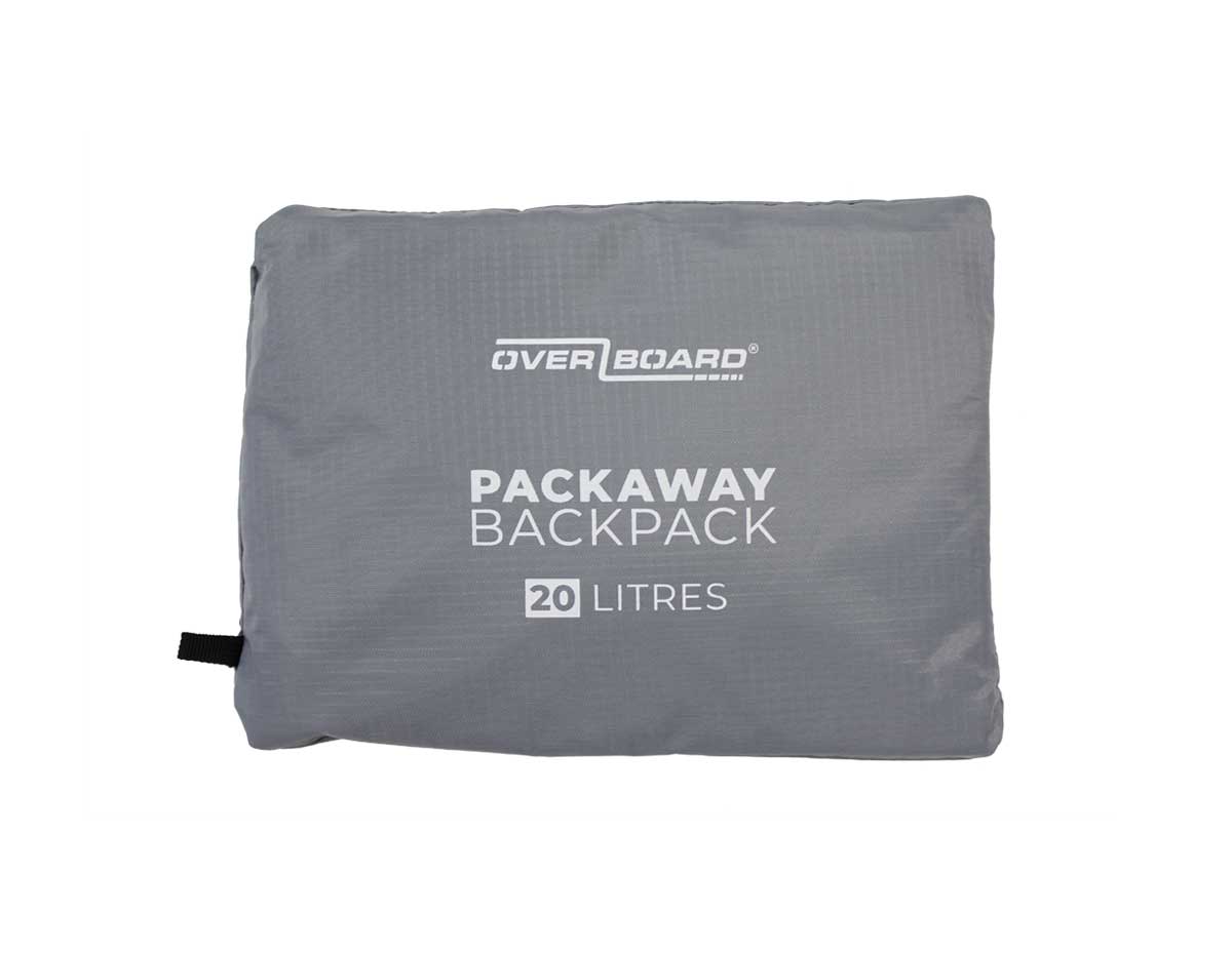 OverBoard Waterproof Packaway Backpack - 20 Litres | OB1225GRY