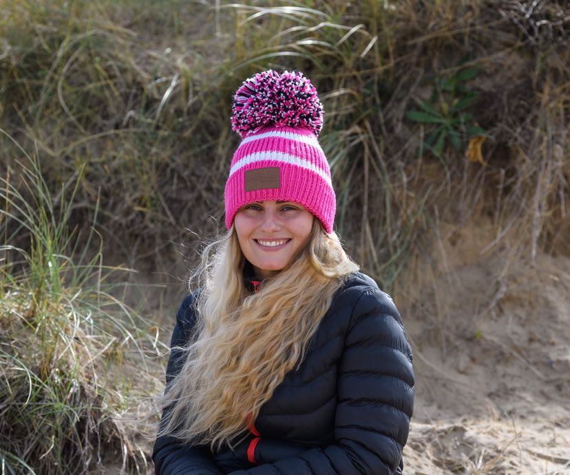 'RASPBERRY CUPCAKE' Waterproof Bobble Hat