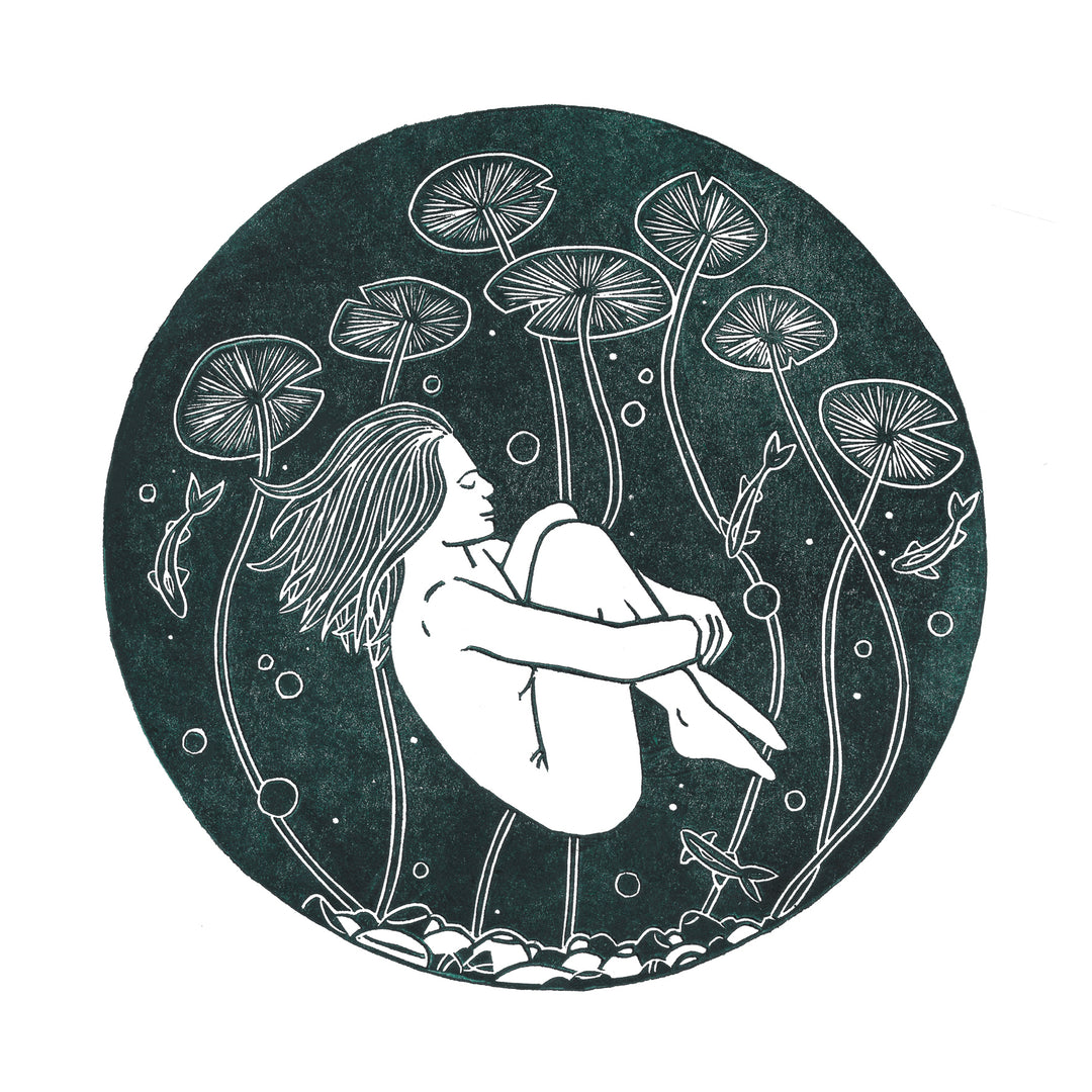 Greeting Cards by Flotsam Prints - Serenity