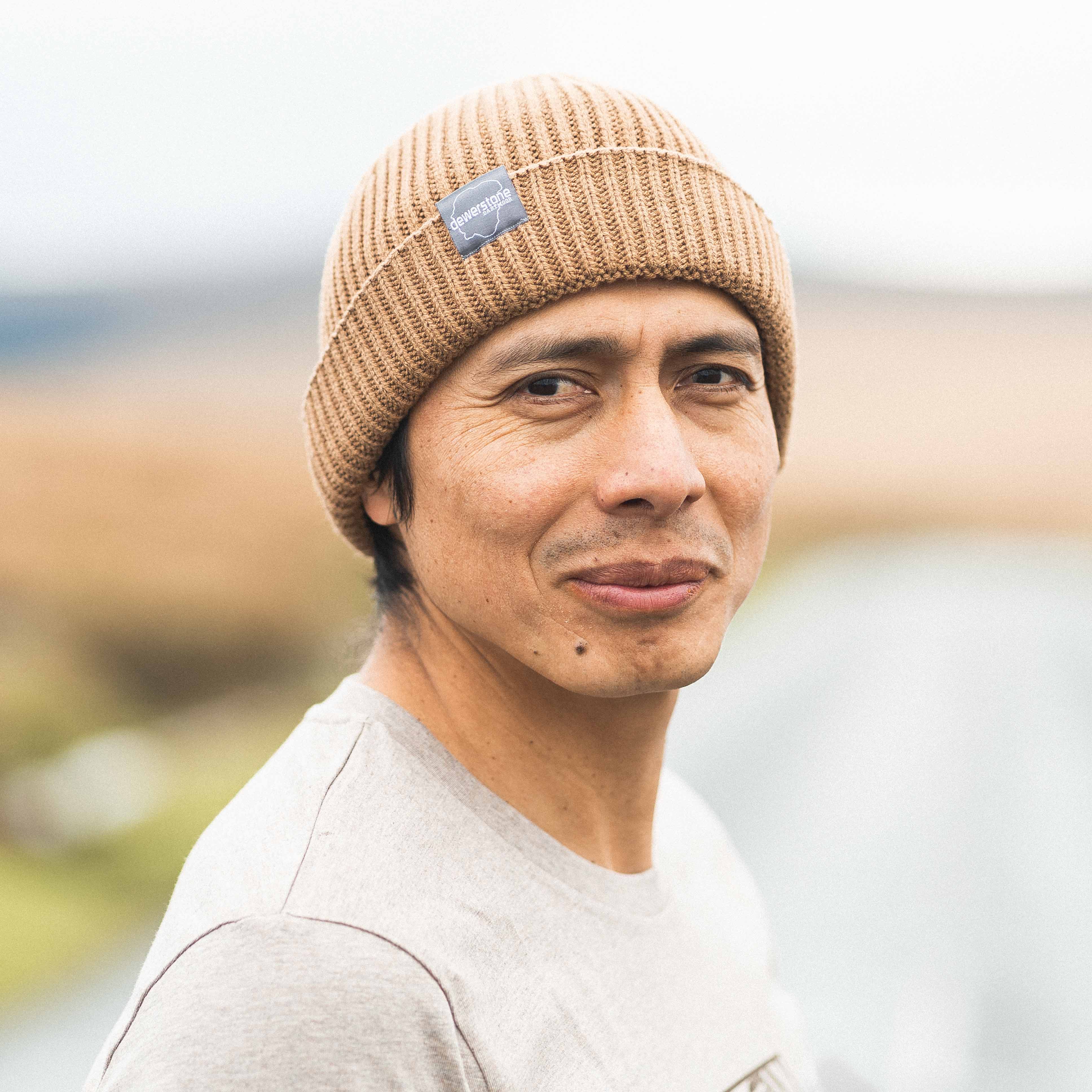 Stroller Recycled Beanie - Camel - dewerstone - Beanie -