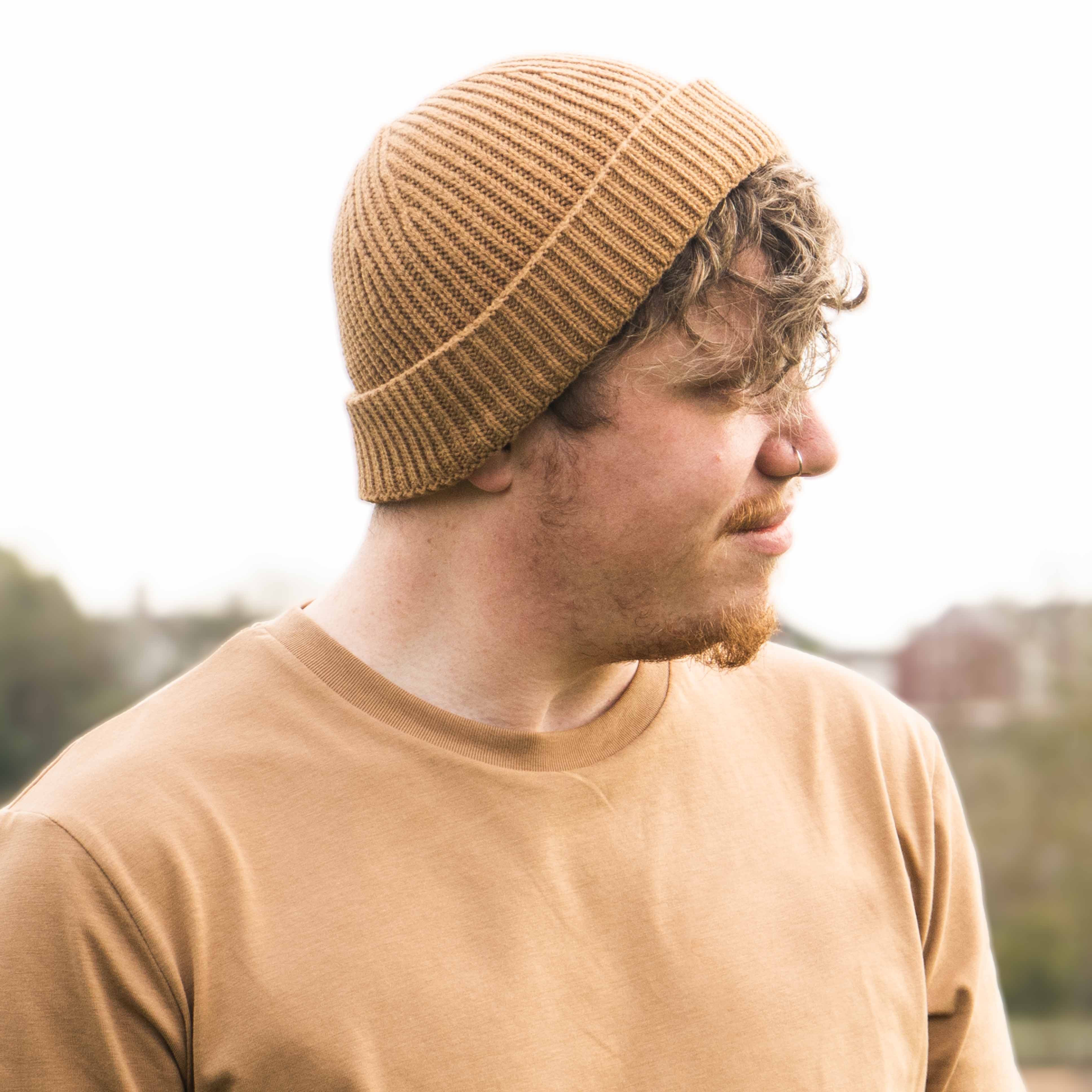 Stroller Recycled Beanie - Camel - dewerstone - Beanie -