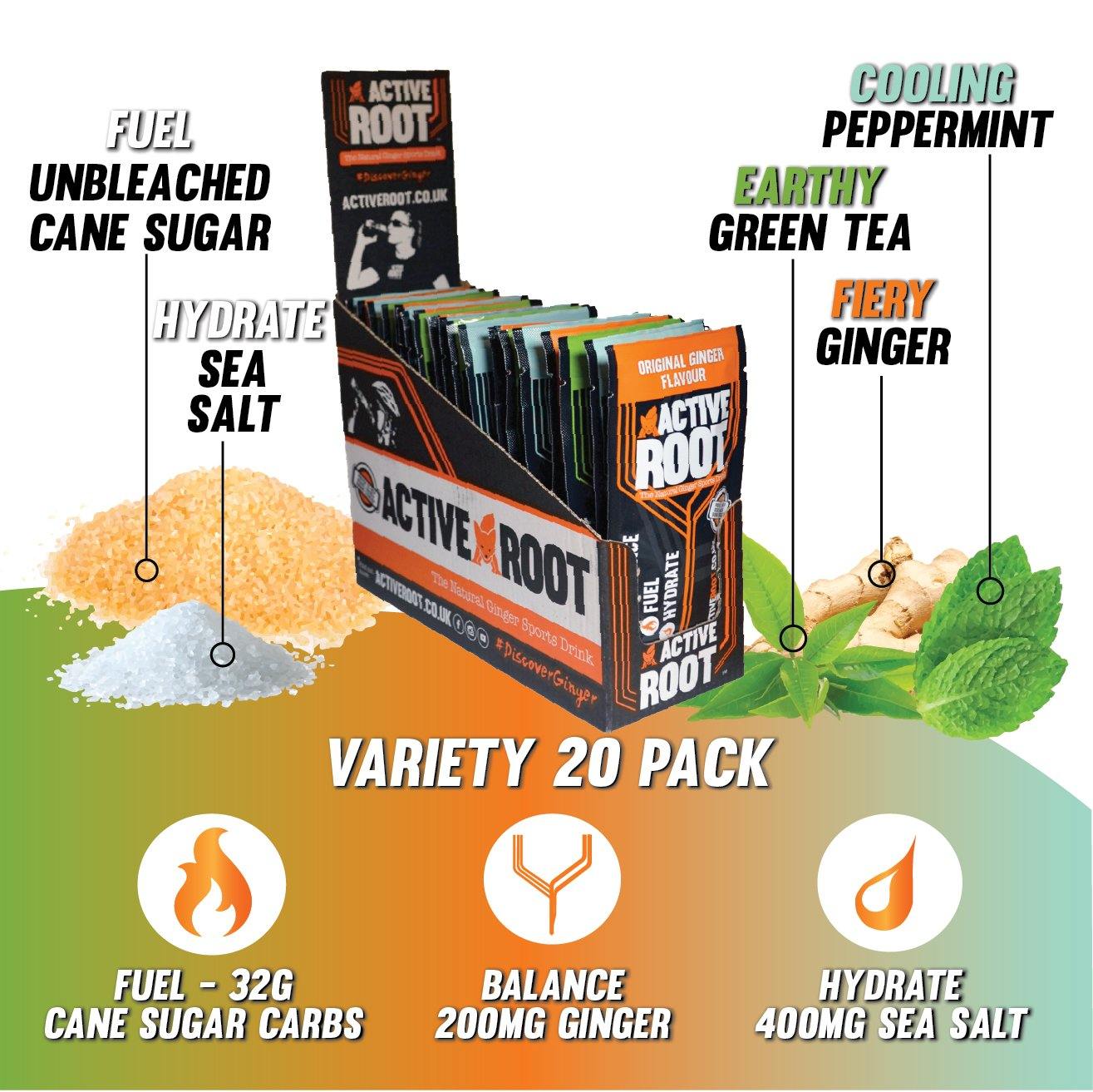 20 Sachet Pack - Variety - Active Root