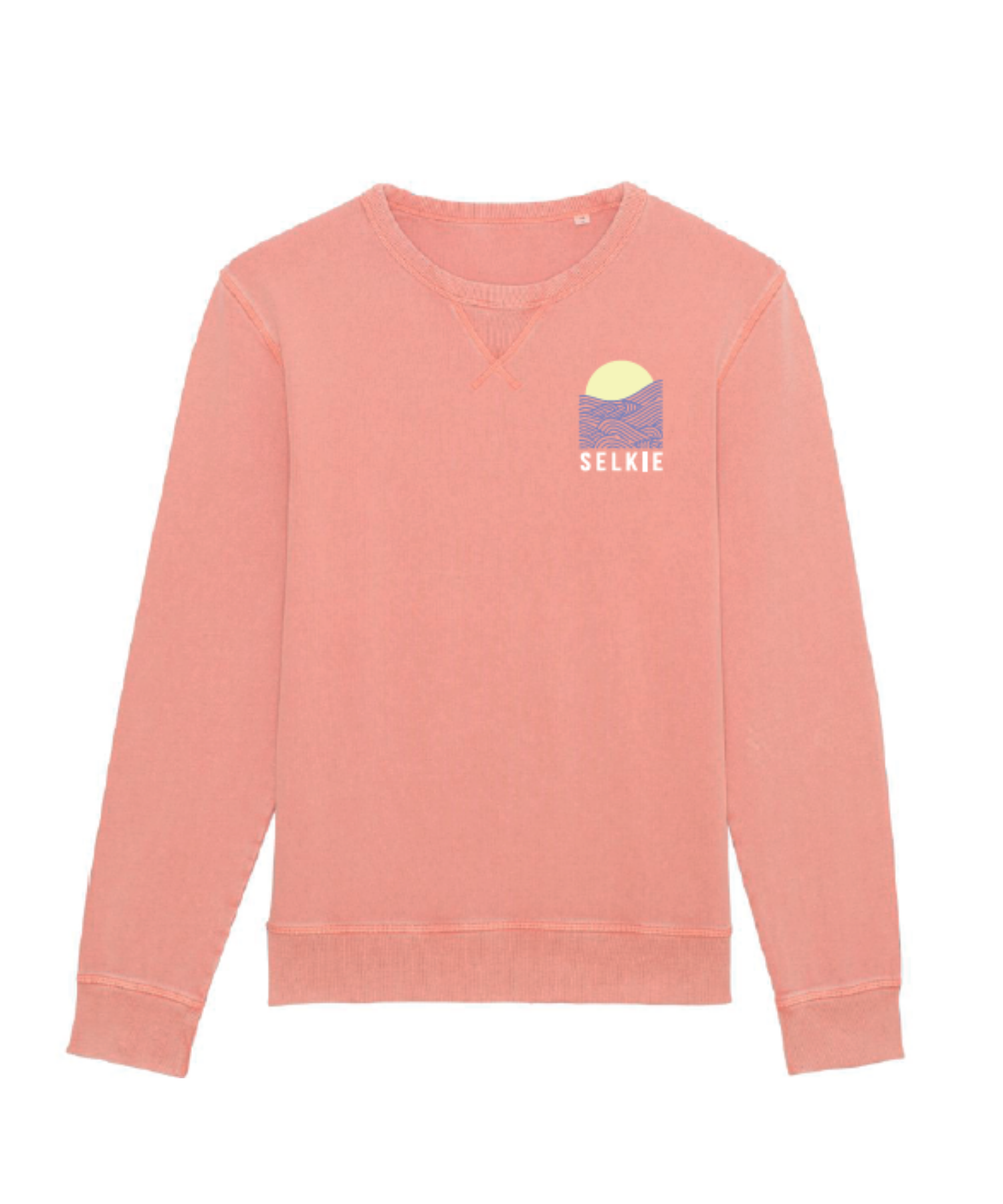 SWEATSHIRT IN SUMMER VINTAGE PEACH