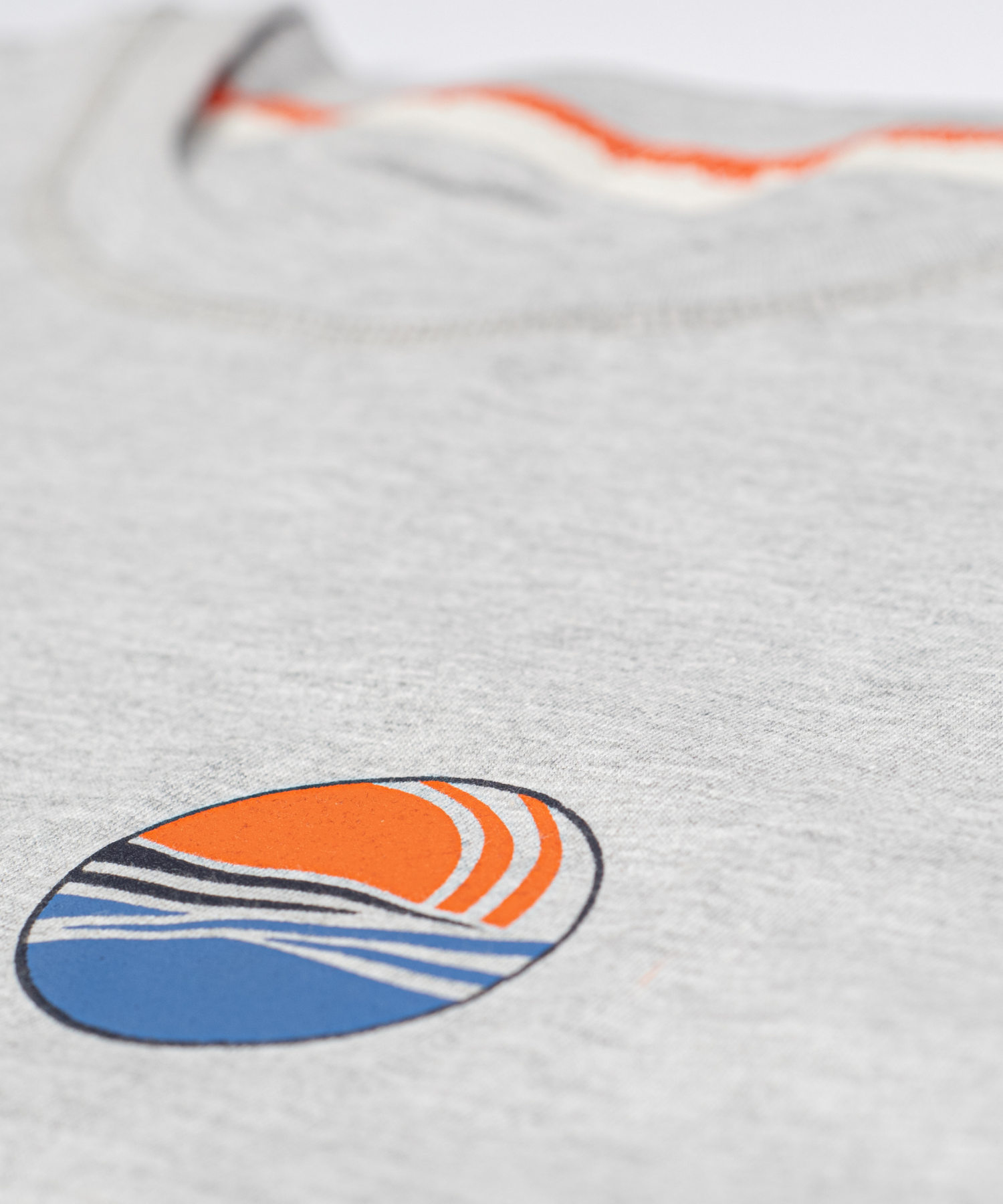 SELKIE SUNRISE LONG SLEEVE TEE IN MARL GREY