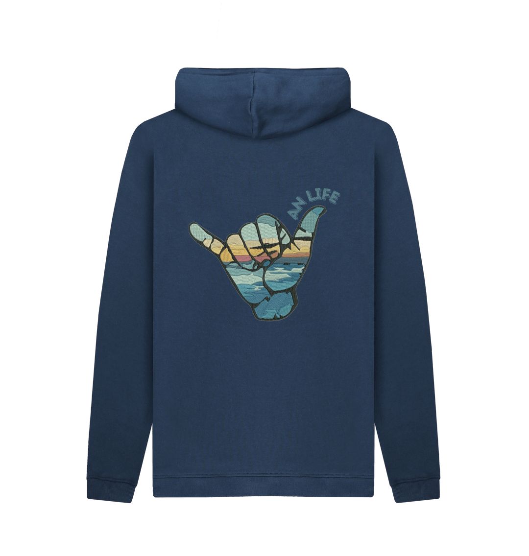 Navy 'VAN LIFE' Mens Hoodie