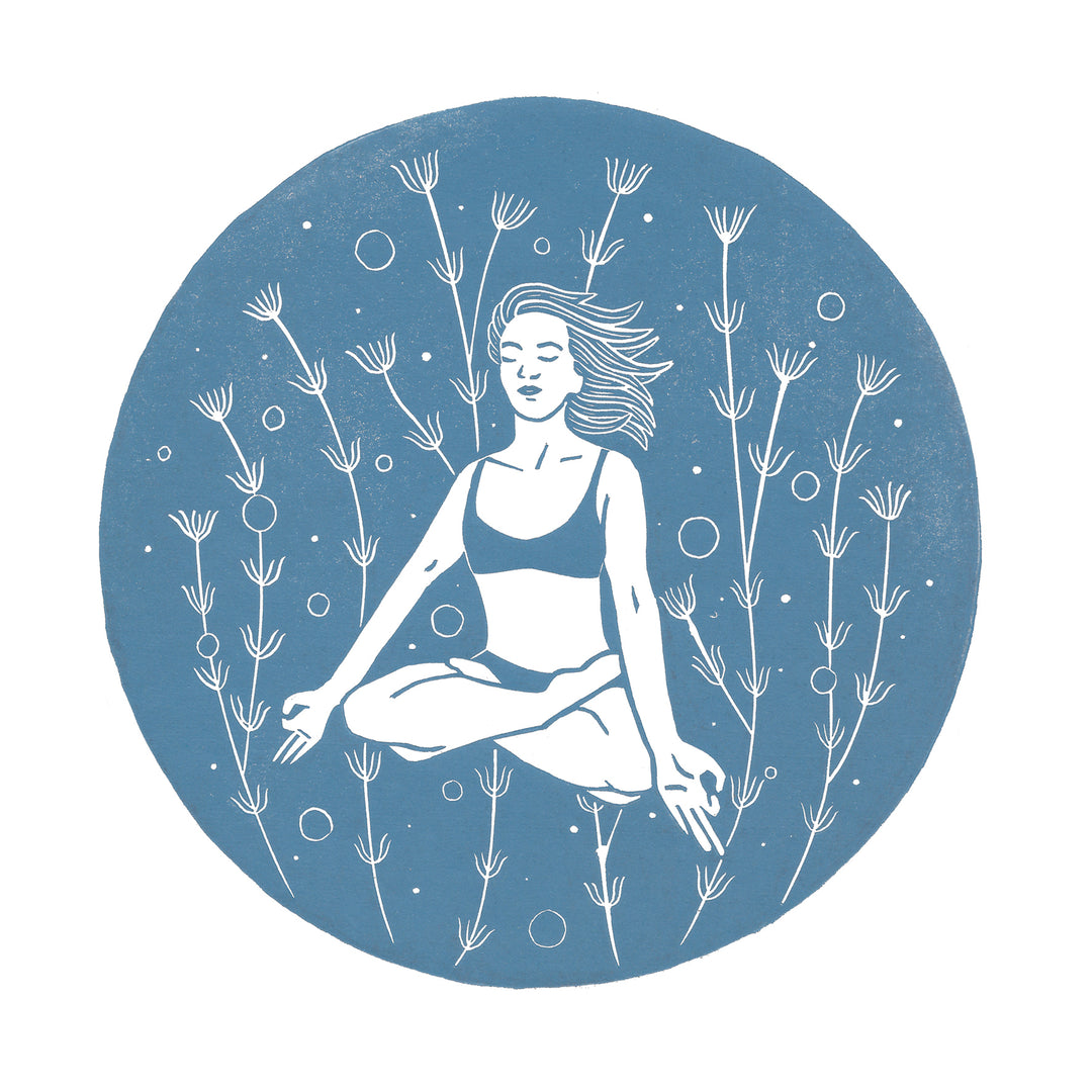 Greeting Cards by Flotsam Prints - Zen